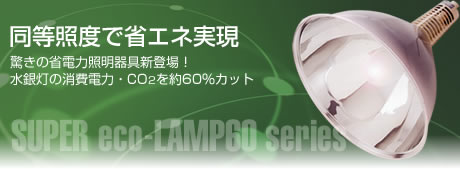 SUPER eco-LAMP60シリーズ